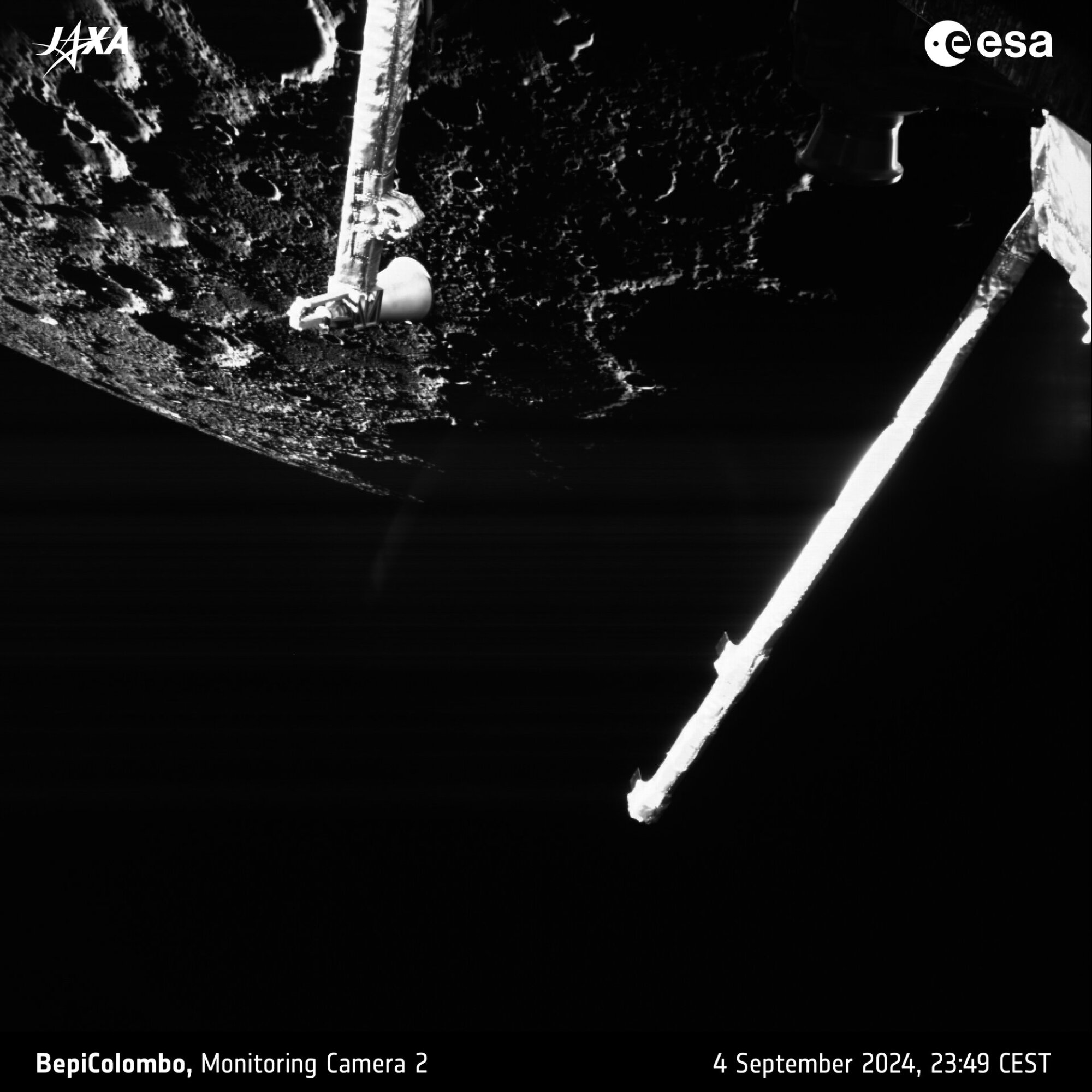 BepiColombo espionne une partie accidentée de la planète