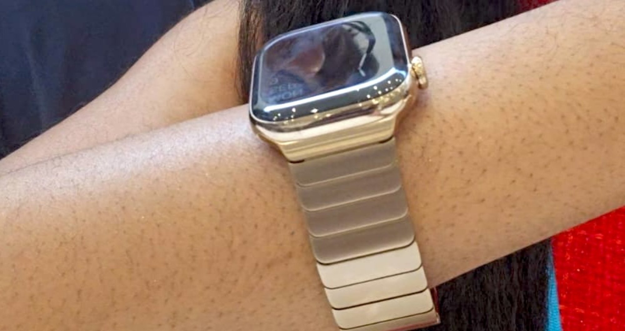 Apple Watch série 10 avec bracelet à maillons