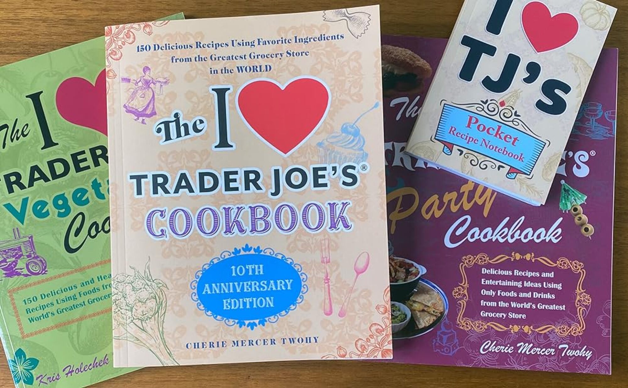 J'adore les livres de la série de livres de cuisine Trader Joes