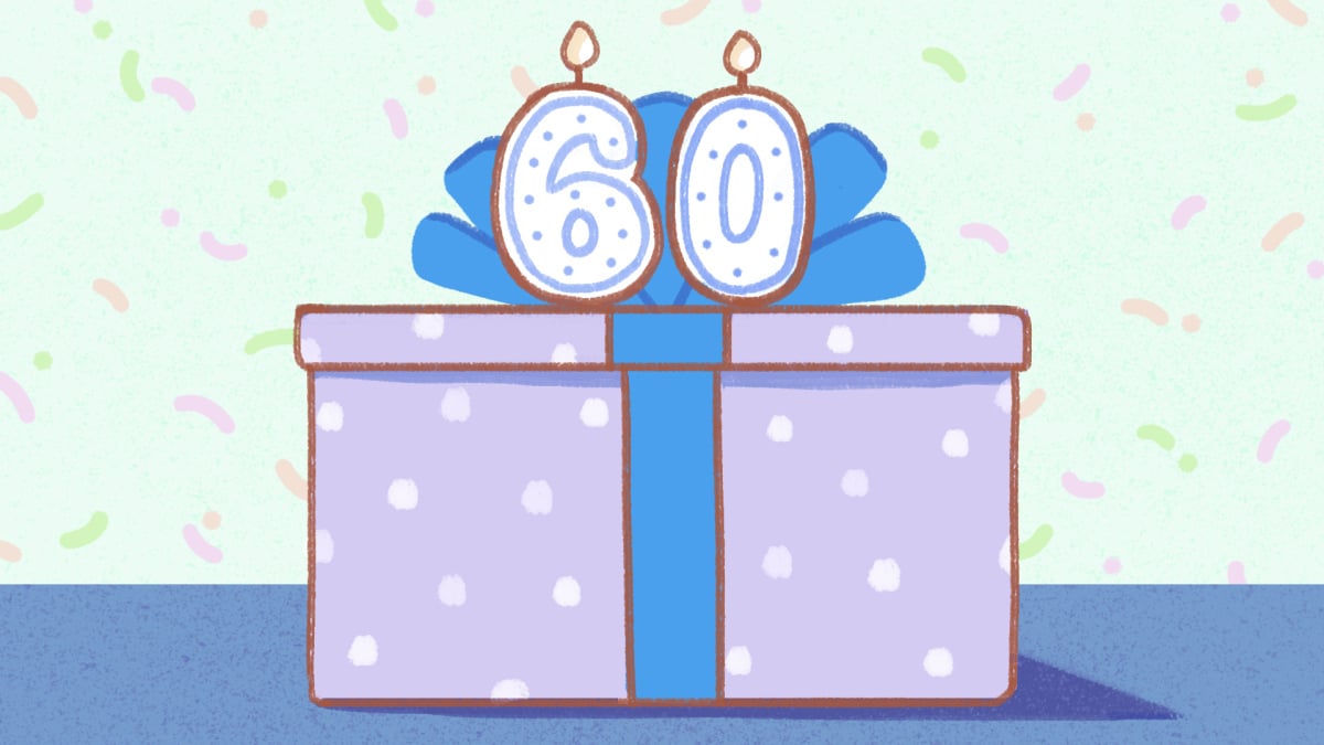 Les meilleures idées de cadeaux pour un 60e anniversaire