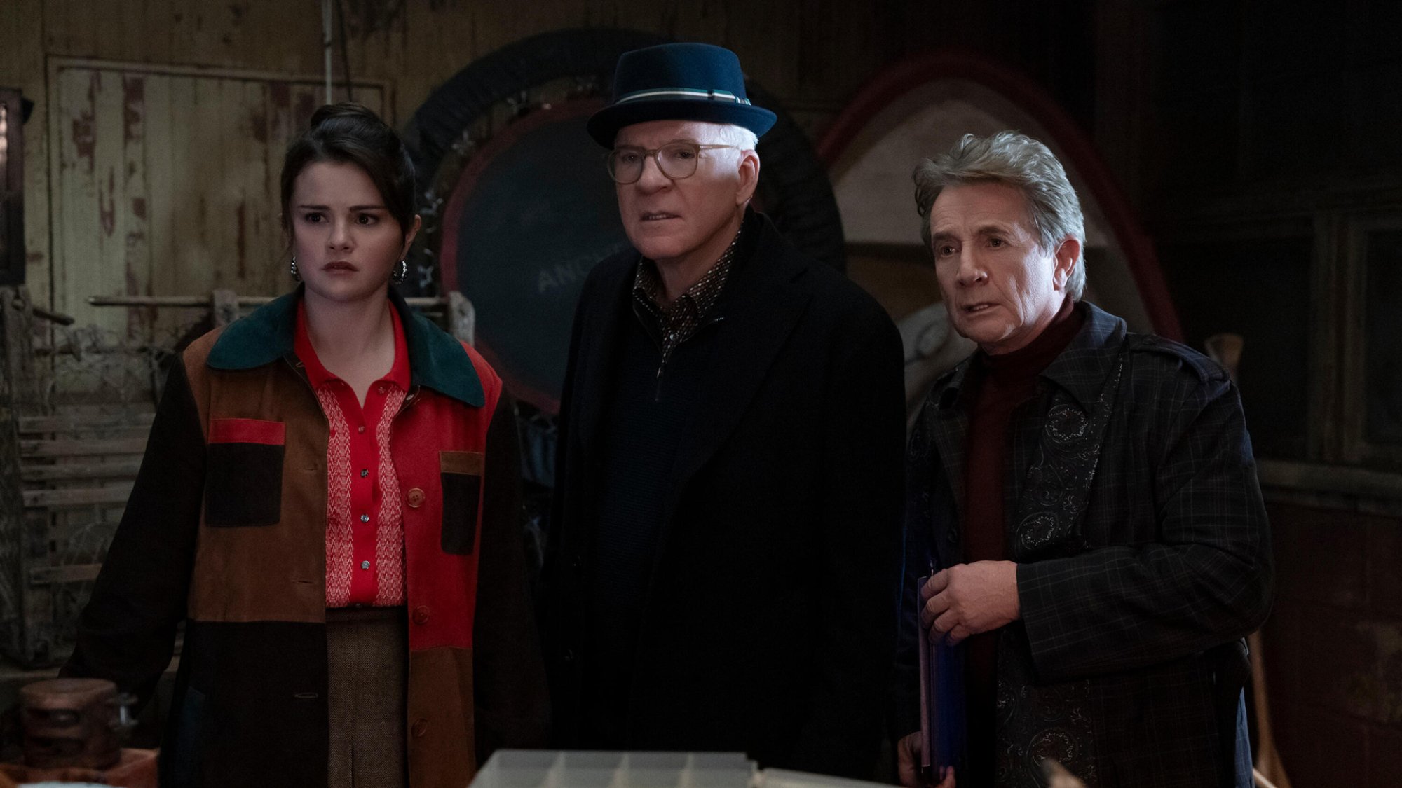 Selena Gomez, Steve Martin et Martin Short dans « Only Murders In the Building ».