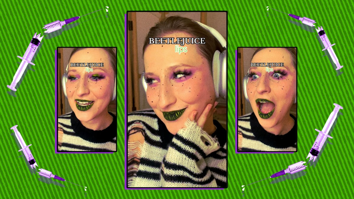 La tendance TikTok « Beetlejuice lips » célèbre les plis naturels de vos lèvres