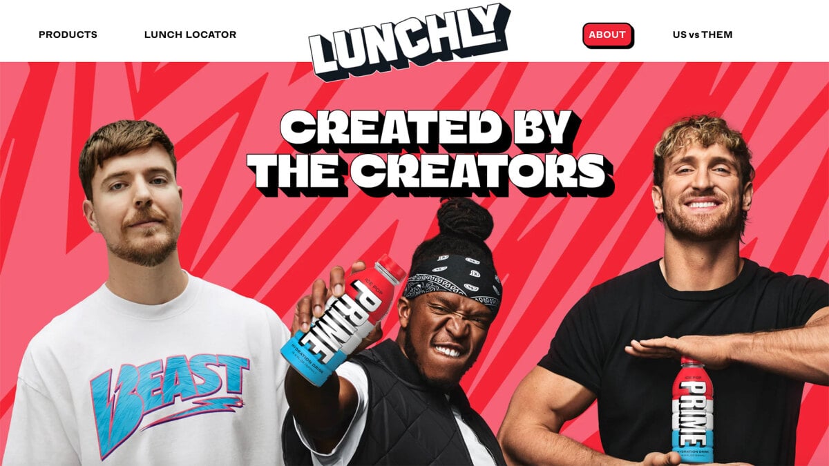 MrBeast, Logan Paul et KSI lancent un concurrent de Lunchables