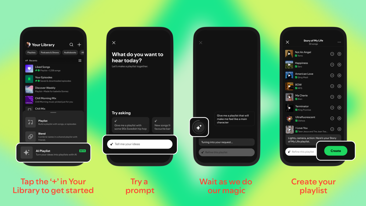 Spotify veut vous proposer une playlist IA pour chaque occasion