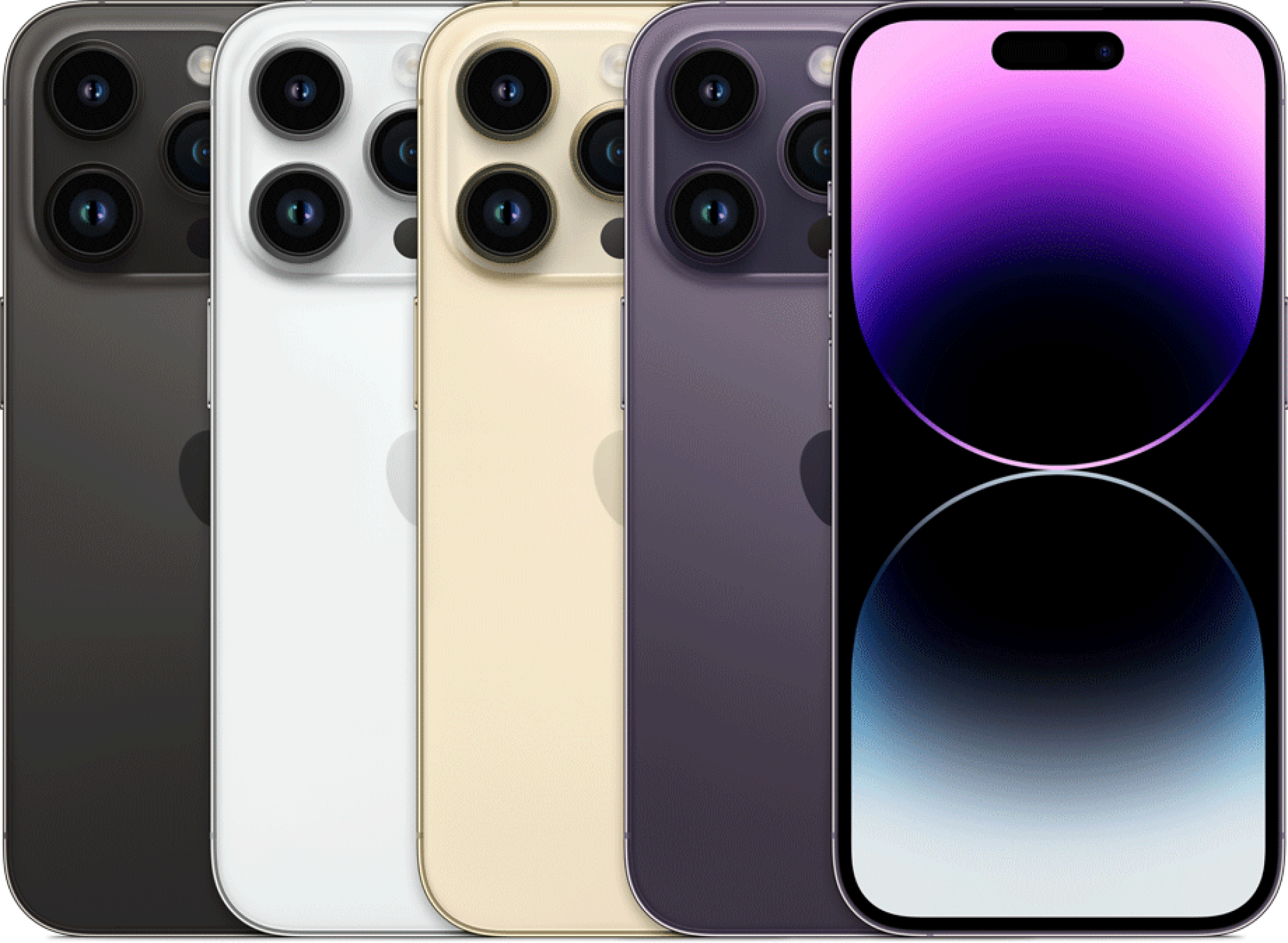 Couleurs de l'iPhone 14 Pro