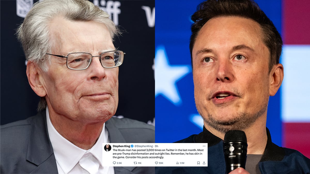 Stephen King dénonce la « désinformation pro-Trump » d'Elon Musk sur X