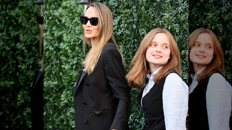 Angelina Jolie avec sa fille Vivienne 