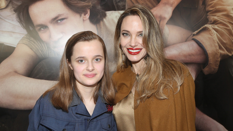 Angelina Jolie avec sa fille Vivienne