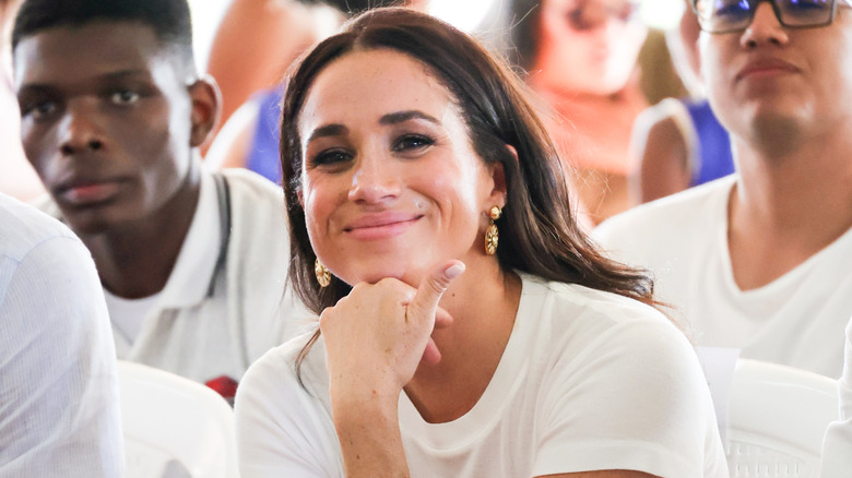 Megan Markle souriante