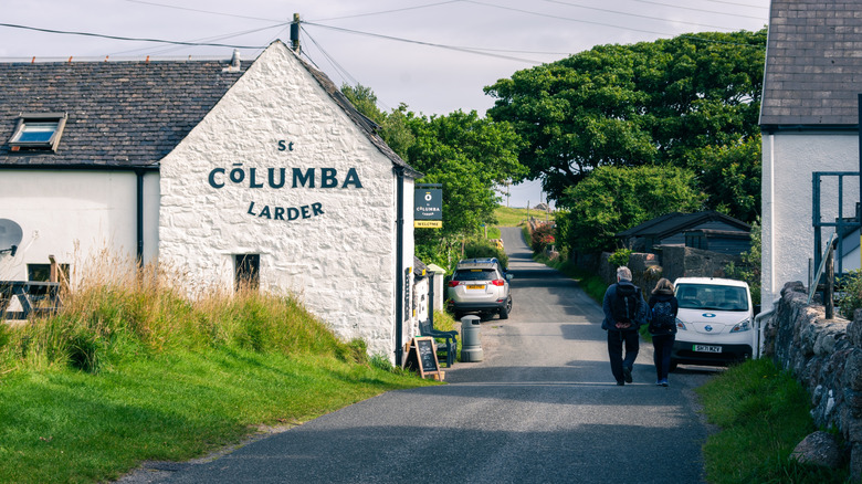 Garde-manger de St. Columba sur Iona.