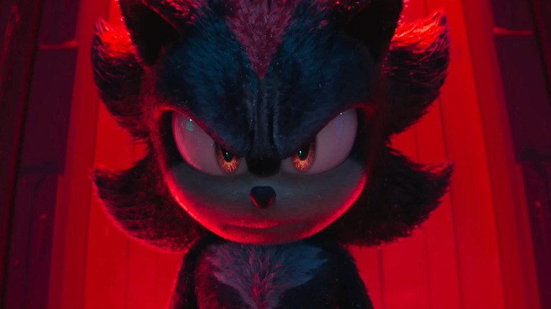 Shadow the Hedgehog a l'air maléfique dans Sonic the Hedgehog 3