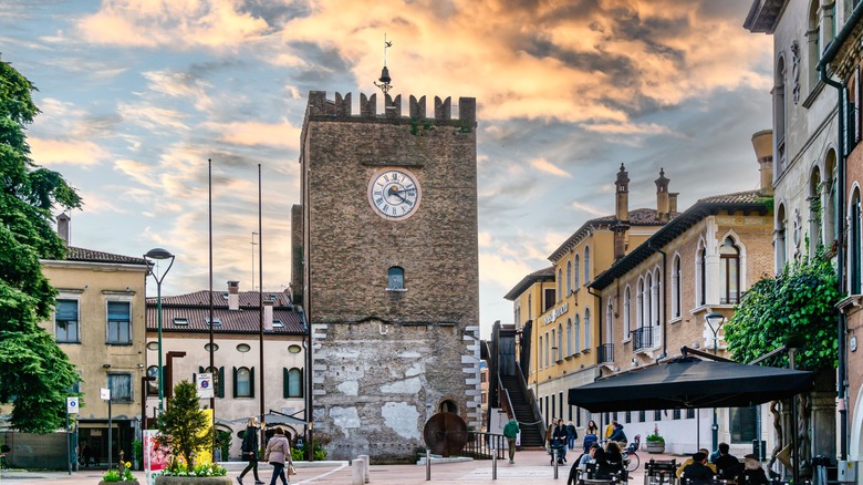 tour de l'horloge de Mestre en Italie