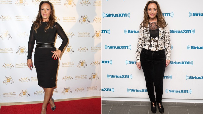 Leah Remini lors d'événements de l'industrie au milieu des années 2010.