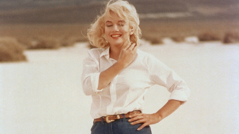 Marilyn Monroe sur le tournage de The Misfits