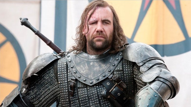 Rory McCann dans le rôle de Sandor Glegane dans Game of Thrones