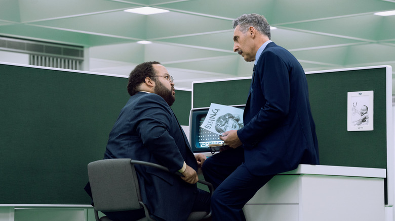 Irving parle à Dylan dans le bureau du MDR