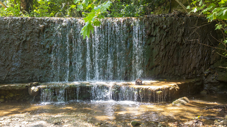 Cascades de Potami à Samos, Grèce