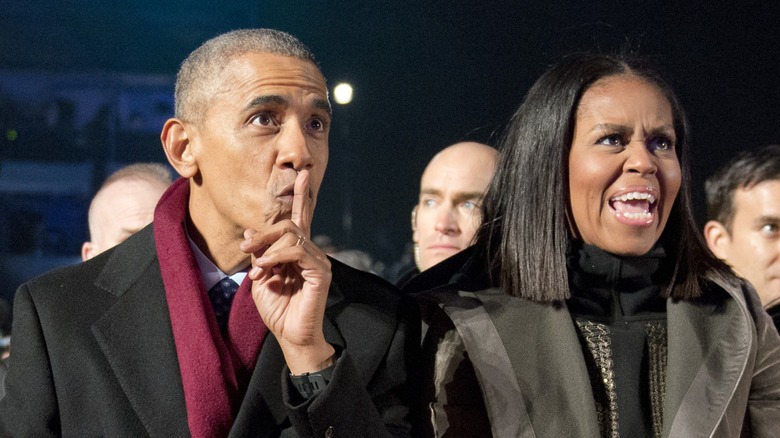 Barack Obama avec Michelle Obama