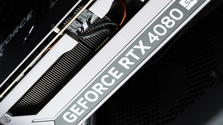 Une carte graphique Nvidia GeForce RTX 4080 Super