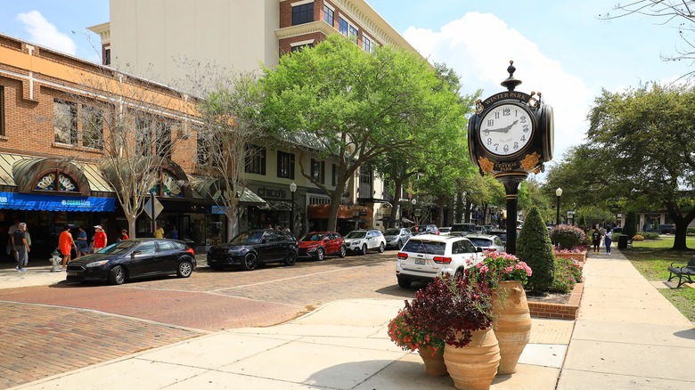 Horloge au centre-ville de Winter Park