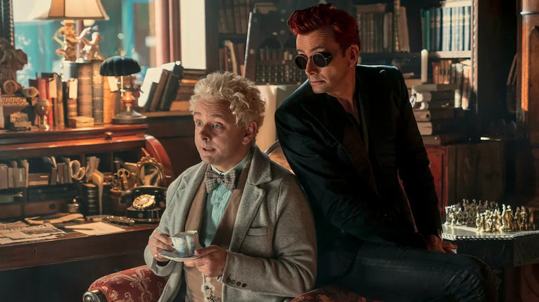 Bonnes présages, Aziraphale et Crowley