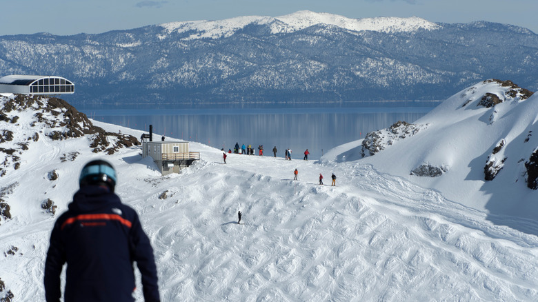 Vue aérienne de Palisades Tahoe Resort, Tahoe