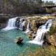 L'une des plus belles cascades de l'Alabama coule dans un paradis de trou de baignade parfait