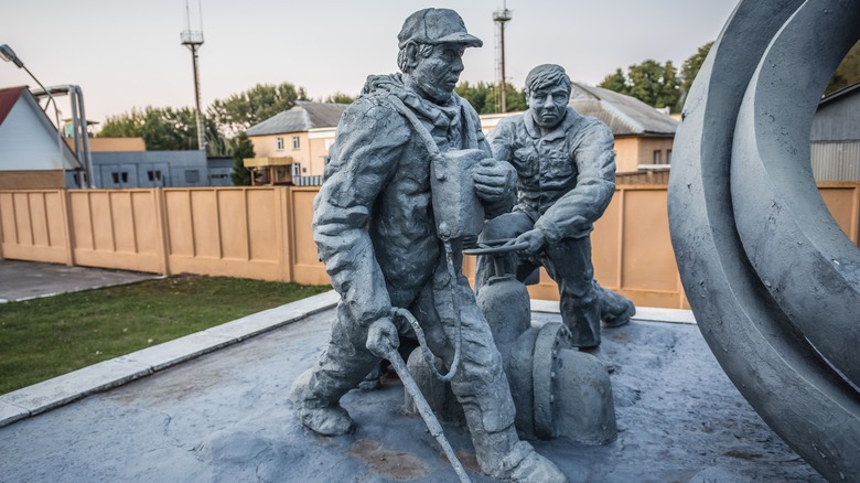 Mémorial de pompier de Tchernobyl