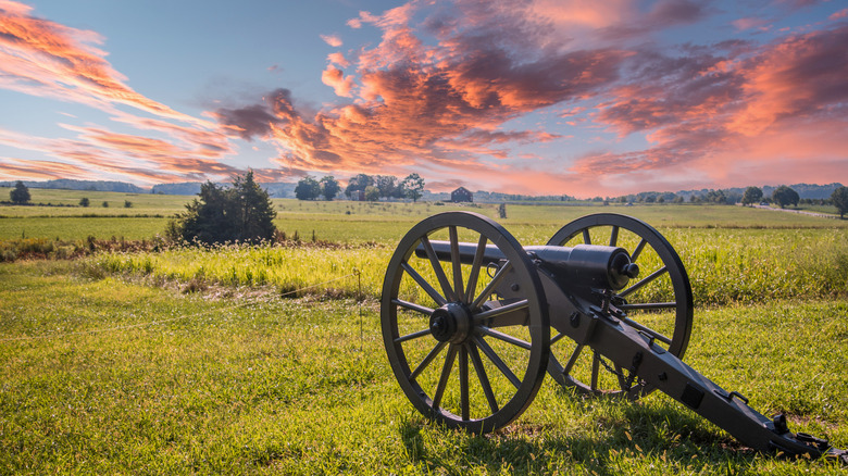 Old Cannon à Gettysburg Battlefield