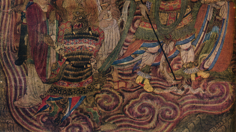 Peinture de Vaiśravana