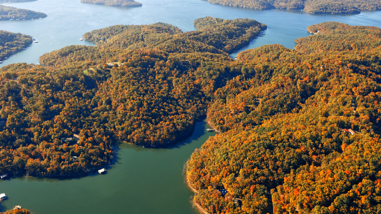 Lacs environnants à Eureka Springs