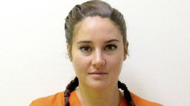 Mugshot de Shailene Woodley octobre 2016