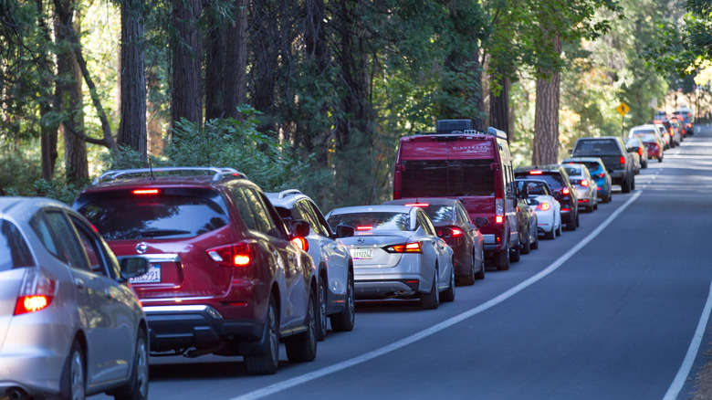 Embouteillage à Yosemite