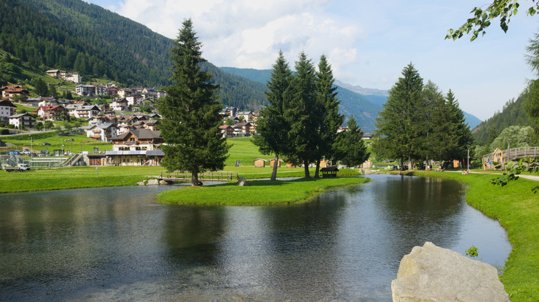 Lac Leonardo à Vermiglio Italie