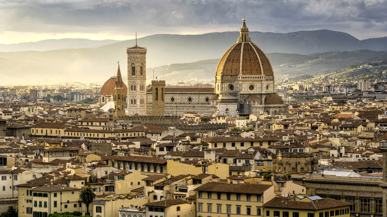 Centre ville emblématique de Florence, avec le Duomo