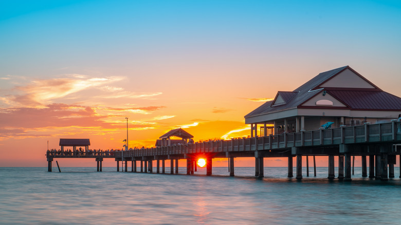 Coucher de soleil à Clearwater Beach