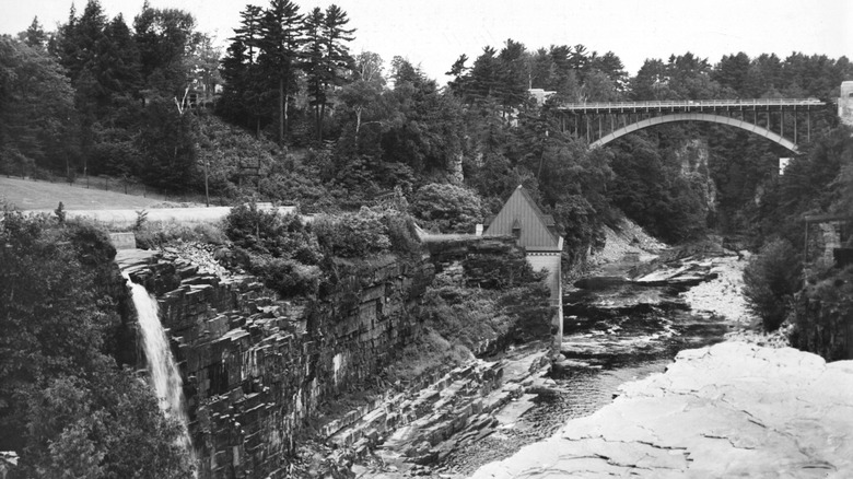 Photo historique d'un gouffre ausable