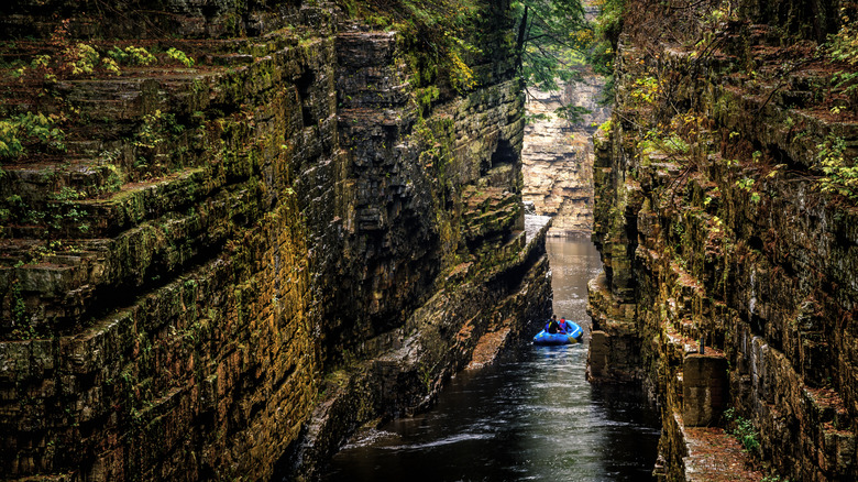 Rafting Ausable Chasm