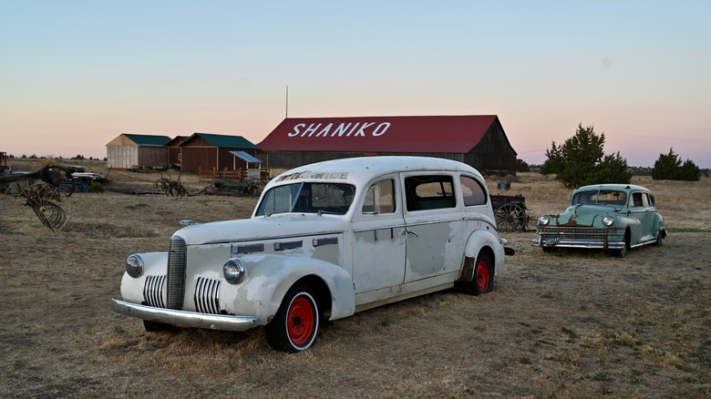 Oldsmobiles dans le domaine de Shaniko