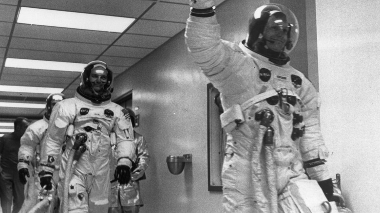 Apollo 11 Crew in Space Suits