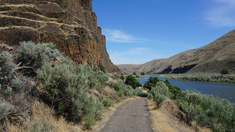 The Pinnacles Trail dans le parc d'État de Cottonwood Canyon, Oregon