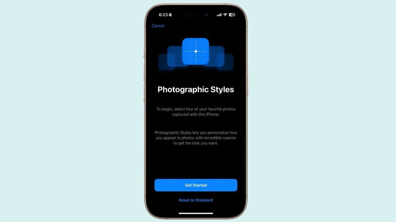 Styles photographiques pour la caméra iPhone.