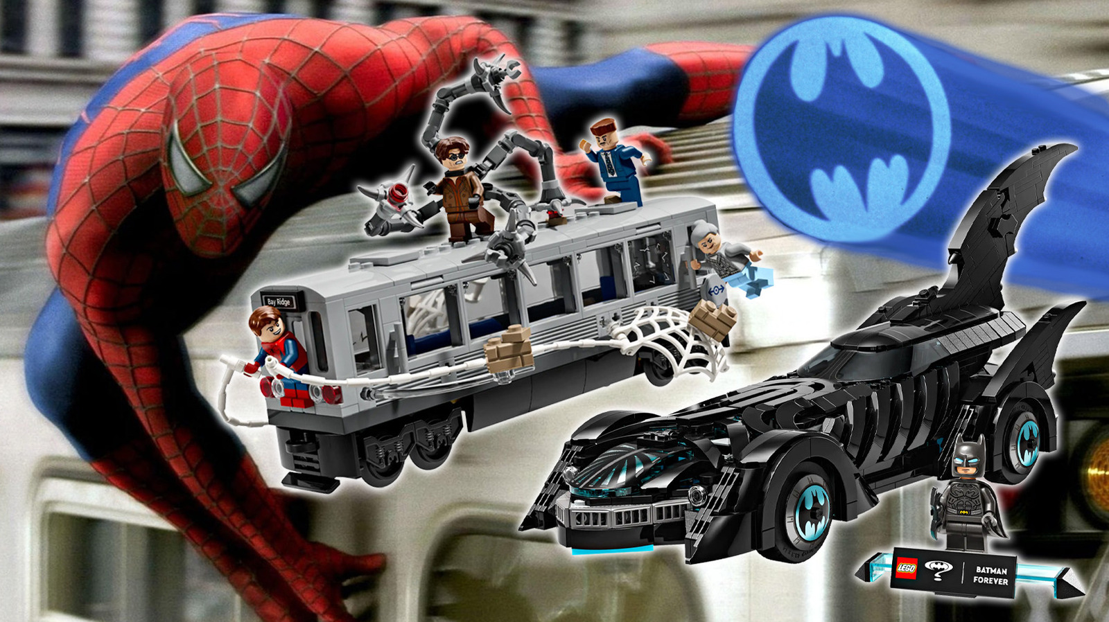 La séquence de train de Spider-Man 2 et la meilleure Batmobile obtiennent des ensembles LEGO