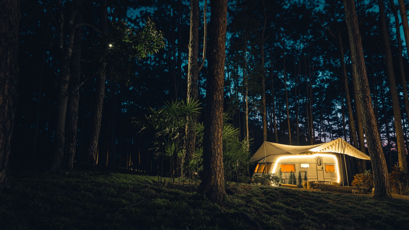 Une règle d'étiquette de camping tacite pour être attentive à des campeurs à proximité
