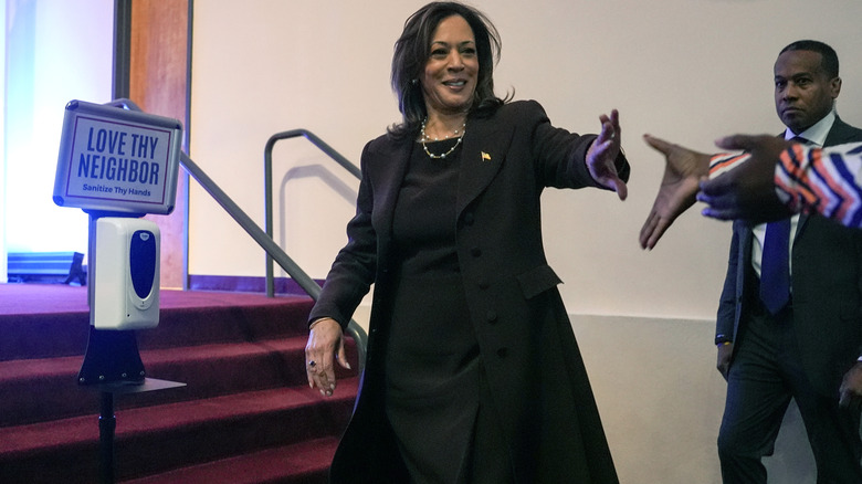 Kamala Harris à l'église de la compassion chrétienne