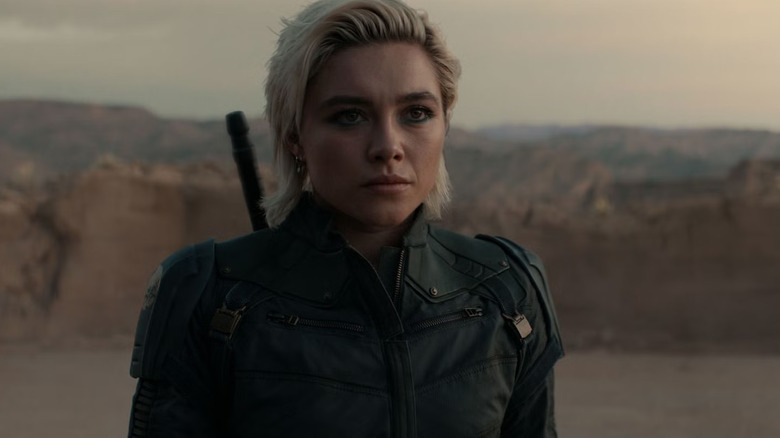 Yelena ayant l'air sévère en Thunderbolts *.