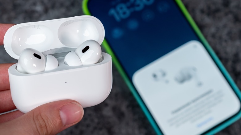AirPods étant associé à un téléphone