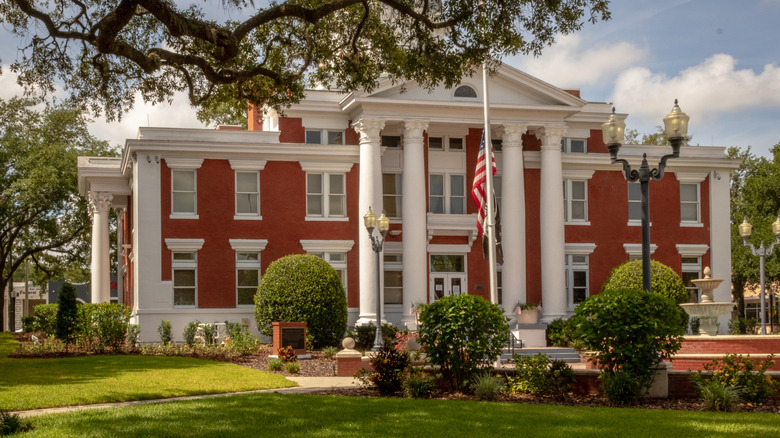 palais de justice historique à Dade City Florida