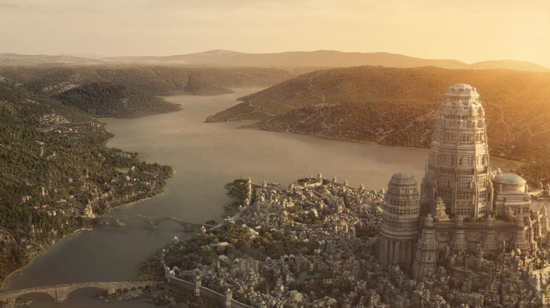 Une vue aérienne de Tar Valon