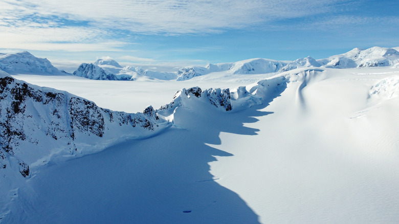 montagnes en Antarctique